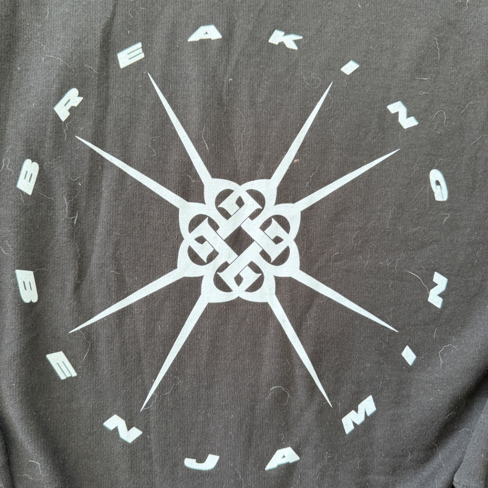 Black Graphic Hoodie for Band Breaking Benjamin | Size Large - Picture 4 of 5
